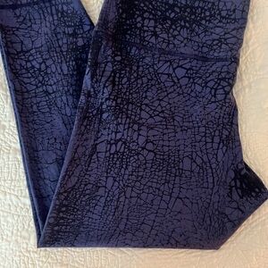 Lululemon Wonder Train Leggings, High Rise 25” Night Sea Black